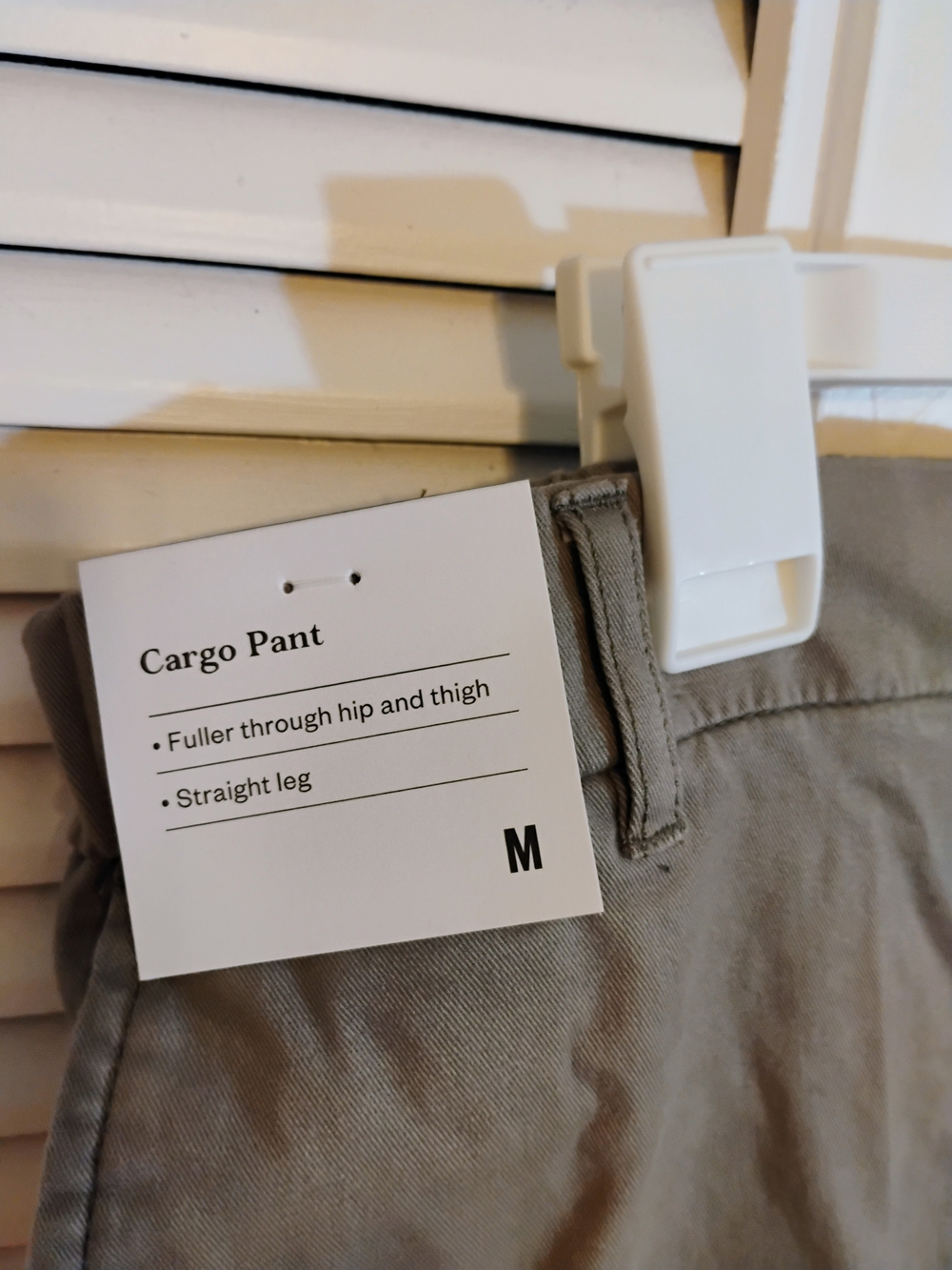 Goodfellow & Co Men’s Cargo Pants — Light Khaki